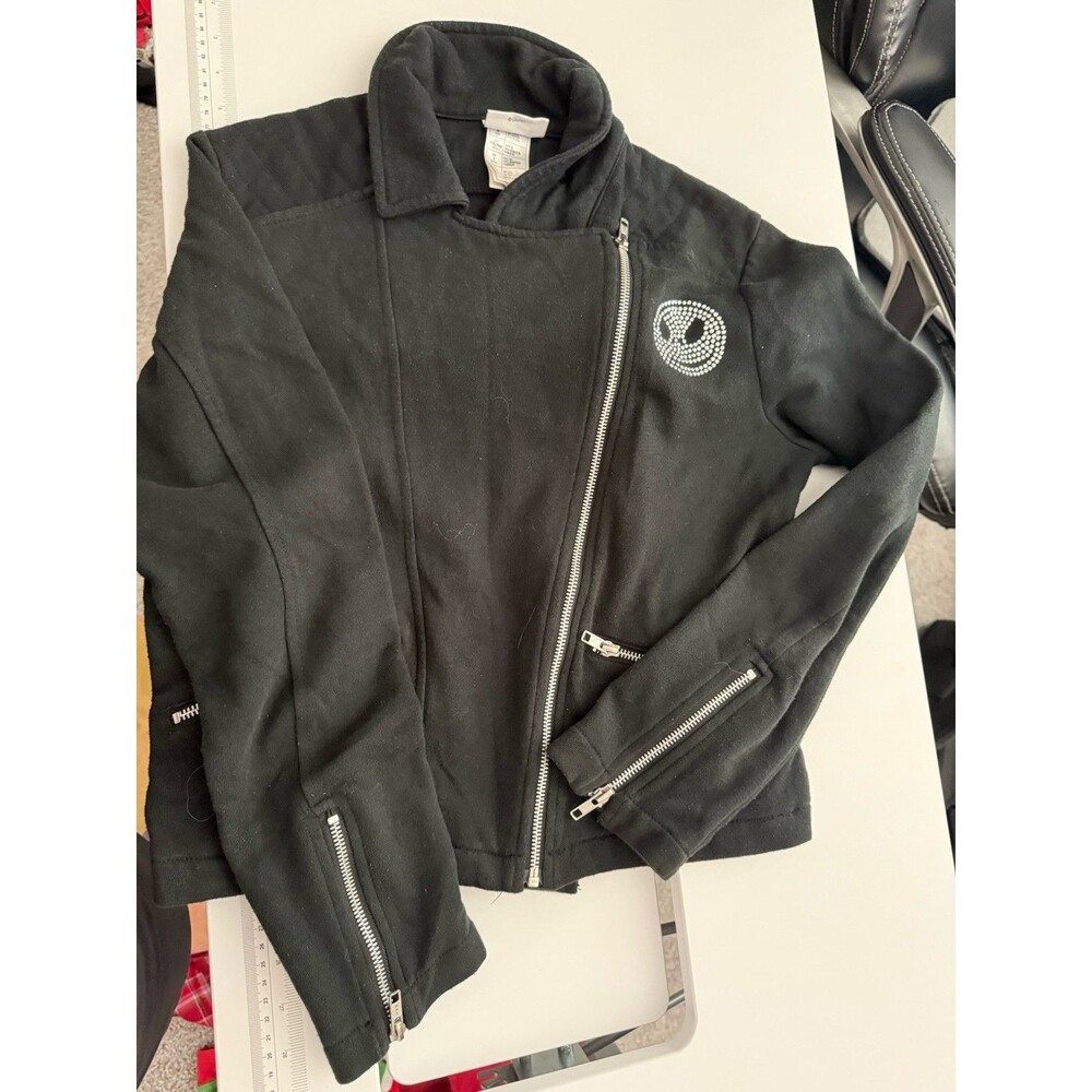 Disney Parks Nightmare Before Christmas Jack Skellington Knit Jacket Size Medium